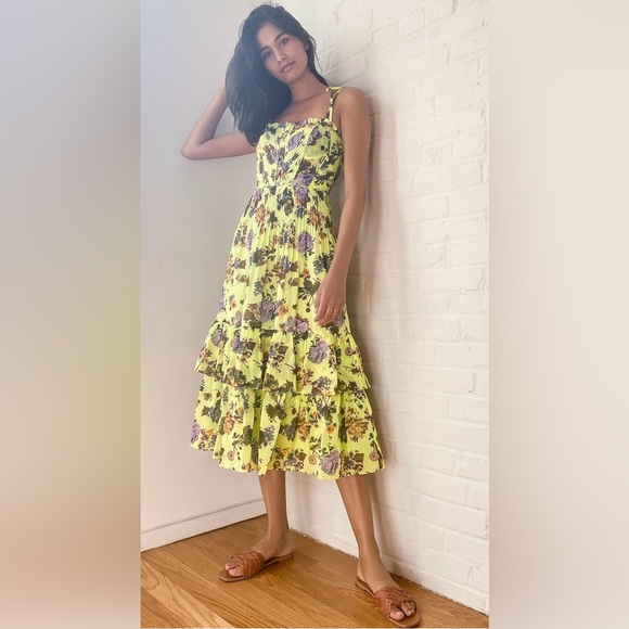 Ulla Johnson Loraine Dress in Primrose 0 - Picture 1 of 11